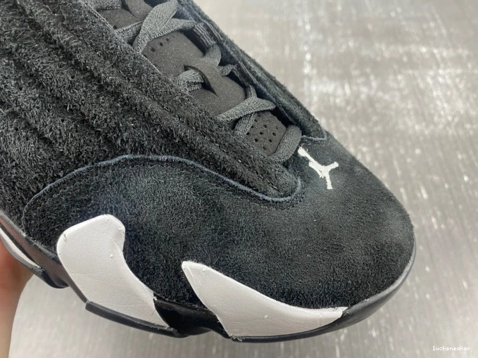 Rep LUCY 14 Air Black White University Jordan Red 487471-016 0809